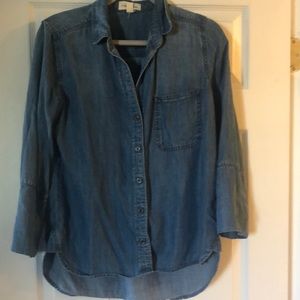 Cloth & Stone Chambray Button-Down - Sz M